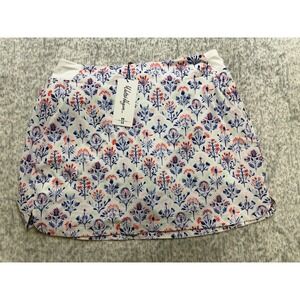 Walter Hagen Womens XL P11 16" Lightweight Core Skort Tile Floral WH-P11WHT NEW